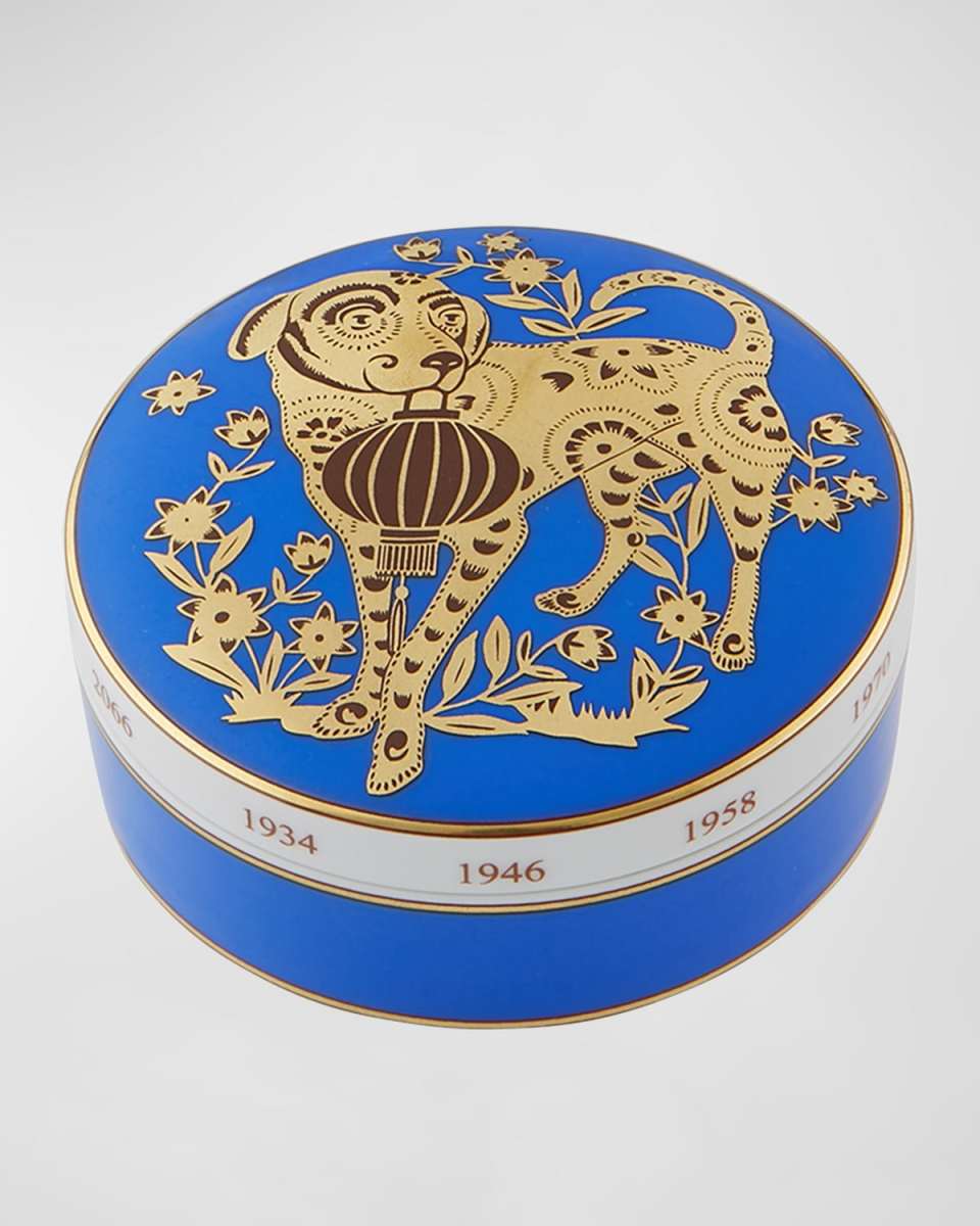 Large Round Box, Dog